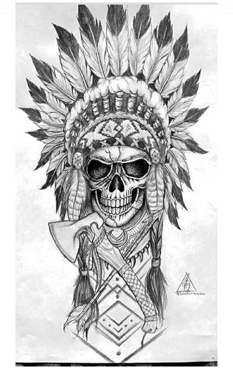 Tattoo | Native american tattoos, Native american tattoo designs, Skull sleeve tattoos Skull Headdress Tattoo Design, Indian Skull Sleeve Tattoo, Skull Indian Headdress Tattoo Leg, Skull Head Dress Tattoo, Native American Skull Tattoo Headdress, Mohawk Indian Tattoo, Men’s Native American Tattoo, Stay The Course Tattoo, Skull Chief Tattoo