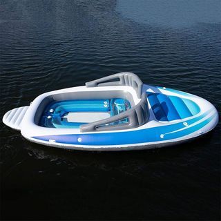 Sun Pleasure 6-Person Inflatable Boat Party Island Lake Floats, Piscina Intex, Cool Pool Floats, Bay Breeze, Pool Floaties, Romantic Cruise, Lake Boat, Jetski, Inflatable Boat