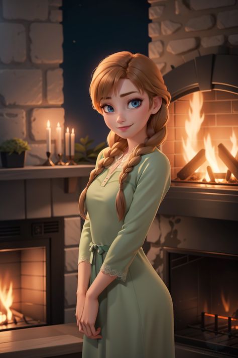 Anna Fanart, Disney Characters As Humans, Olaf's Frozen Adventure, Anna Disney, Marriage Material, Disney Fanart, Frozen Fever, Frozen Anna, Princess Anna