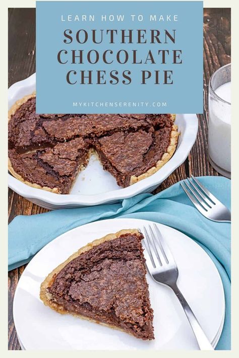 Chocolate Chess Pie Recipe Easy, Southern Chocolate Chess Pie, Chocolate Chess Pie Recipe, Christmas Pies, Holiday Dessert Table, Chess Pie Recipe, Chocolate Chess Pie, Holiday Desserts Christmas, Hp Sauce