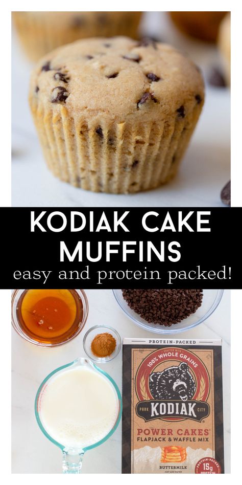 Kodiak Chocolate Chip Pancake Mix Recipes, Easy Kodiak Muffins, Kodiak Pancake Mix Recipes, Kodiak Cakes Muffins, Kodiak Muffins, Wegovy Diet, Kodiak Recipes, Waffle Mix Recipes, Pancake Mix Muffins