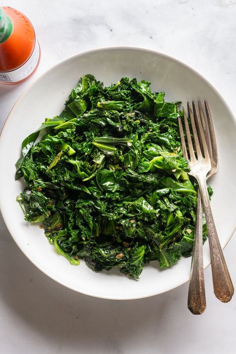 Cooked Kale Recipes Southern, Collard Greens And Kale Recipe, How To Cook Collard Greens, Kale And Collard Greens Recipes, Kale Collard Greens Recipe, Kale Greens Recipe, Kale Greens Recipe Southern, Collard Greens Recipe Without Meat, Collard Greens Vegan Recipe