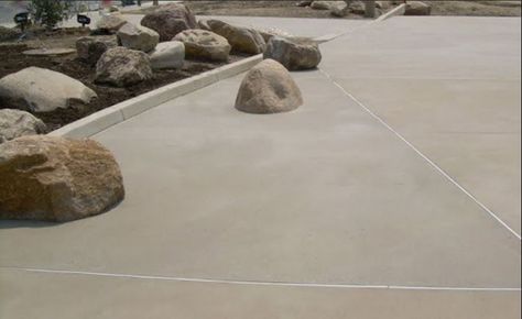 Davis Concrete - Mesa Buff Kidney Shaped Concrete Patio, Davis Colors Concrete, Curved Stamped Concrete Patio, Tan Stamped Concrete Around Pool, Palm Springs Backyard, Colored Concrete Patio, Tiered Landscape, Pool Patio Designs, California Room