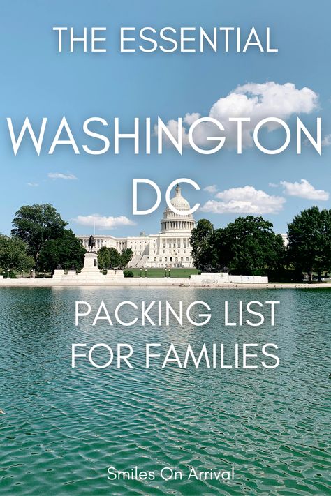 Plan your family trip to Washington DC with ease! Discover the ultimate Washington DC packing list for a memorable and stress-free vacation. #washingtondcpackinglist #washingtondcpackingtips #packingforwashingtondc #washingtondctraveltips Dc Packing List Spring, Packing List For Washington Dc, Outfits For Dc Trip Washington Dc Spring, Washington Dc Packing List Spring, Spring Dc Outfits, Washington Dc March Outfits, Dc Trip Outfit, Dc Packing List, Washington Dc Packing List