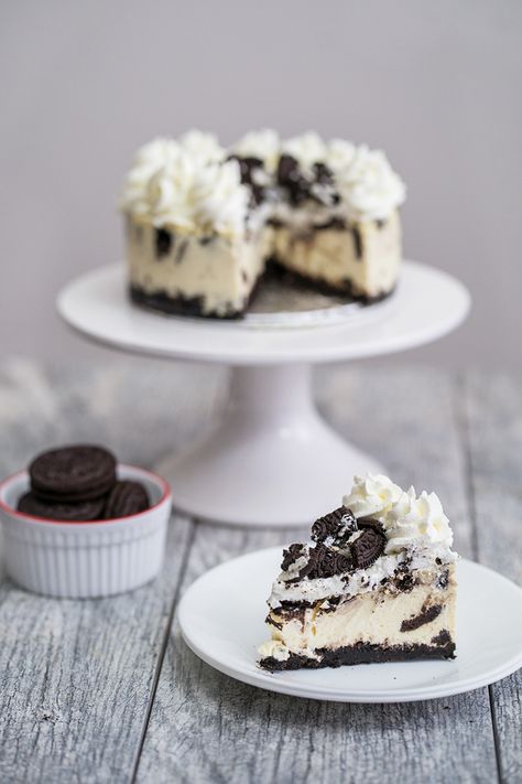 6 Inch Cheesecake Recipe, Oreo Cheesecake Recipe, Oreo Torte, Oreo Filling, Oreo Cheesecake Recipes, Delicious Food Recipes, Yummy Cheesecake, Oreo Biscuits, Just The Two Of Us