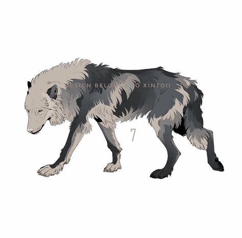 Bear And Wolf Drawing, Wolf Side View, Cool Werewolf, Feral Oc, Bear And Wolf, Cats Reference, Winged Wolf, Wolf Reference, Wolf Poses