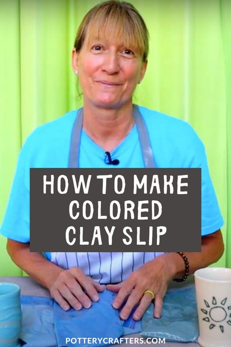 Slip Pottery, Pottery Slip, Clay Slip, Pottery Lessons, Colored Clay, Beginner Pottery, Pottery Form, Pottery Videos, Pottery Handbuilding