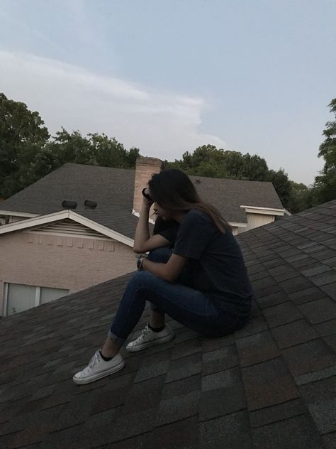 Sitting On Lap Aesthetic, Person Sitting On Roof Reference, Sitting On Rooftop Reference, Sitting On The Rooftop Aesthetic, Spidersona Reference, Person Sitting On Rooftop, Sitting On Rooftop, Sitting On A Roof Top Aesthetic, Sitting On The Roof Aesthetics