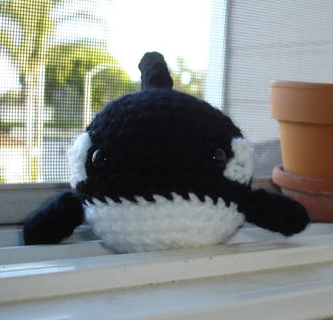 Crochet Whale, Whale Pattern, Crochet Panda, Crochet Elephant, Crochet Dog, Killer Whales, Amigurumi Free Pattern, Hello Dear, Sea Animals