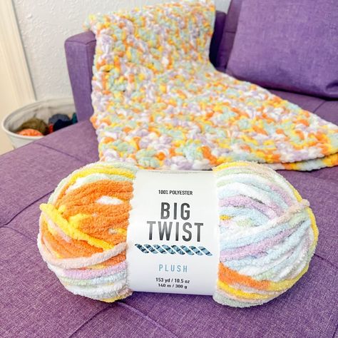 Big Twist Yarn Crochet Patterns, Chunky Baby Blanket Crochet, Chunky Baby Blanket Crochet Pattern, Big Twist Yarn, Chunky Baby Blanket, Baby Blanket Free Crochet Pattern, Chunky Baby, Chunky Babies, Big Twist