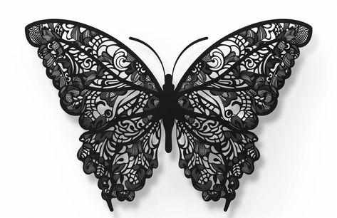 Lace Butterfly Tattoo, Lace Tattoos, Heart Tat, Husband Tattoo, Jewelry Tattoos, Survivor Tattoo, Solid Black Tattoo, Throat Tattoo, Blackout Tattoo