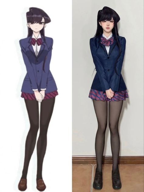 Save-Follow💙 Komi Outfits, Komi Cosplay, Sans Cosplay, Cant Communicate, Komi Can't Communicate, 일본 패션, Snk Cosplay, Sailor Moon Cosplay, Women's Uniforms