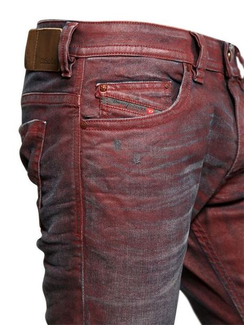 Diesel Jeans Mens, Diesel Denim, Pants Details, Creation Couture, Diesel Jeans, Raw Denim, Designer Jeans, Denim Outfit, Vintage Jeans