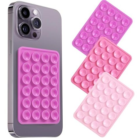 Silicone Suction Phone Case Mount, Mobile Fidget Mirror Holder for Selfies and Videos, Hands-Free Phone Accessory Holder Compatible iPhone and Android Cellphone Case Shower Phone Holder, Mirror Holder, Accessory Holder, Cellphone Case, Computer Camera, Electronic Musical Instruments, Accessories Holder, Fame Dr, Phone Mount