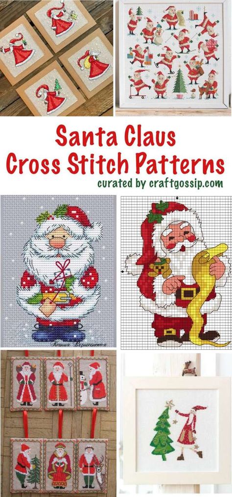 Santa Cross Stitch Patterns – Cross-Stitch Small Santa Cross Stitch Patterns, Christmas Cross Stitch Ornaments Free, Free Santa Cross Stitch Patterns, Santa Cross Stitch Patterns Free, Free Cross Stitch Patterns Christmas, Christmas Cross Stitch Patterns Free Charts, Santa Cross Stitch Patterns, Cross Stitch Patterns Free Printable Charts, Free Christmas Cross Stitch Patterns