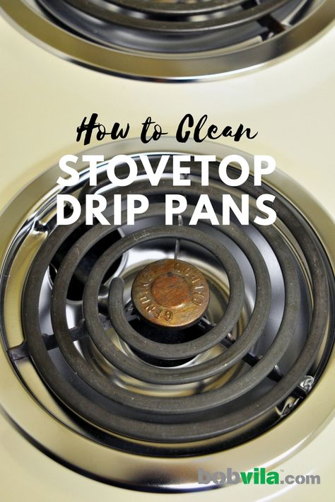 Get rid of the grime from your stove and try out these methods for cleaning your stovetop drip pans. Clean Stovetop, Clean Drip Pans, Stove Drip Pans, Clean Stove Burners, How To Clean Burners, Clean Stove Top, Stove Top Burners, Clean Stove, Clean Mama