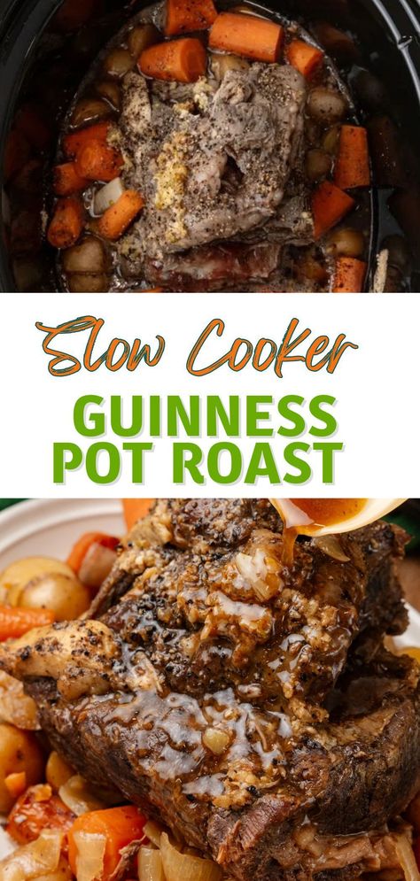 Crock Pot Guinness Pot Roast, is a flavorful, hearty dish that combines tender beef with the rich taste of Guinness stout. This mouthwatering recipe is perfect for any time of the year, offering a delicious weeknight meal that you’ll find yourself craving again and again. Irish Pot Roast, A Southern Soul, Slow Cooker Roast Beef, Beef Pot Roast, Beef Roast, Slow Cooker Roast, Crockpot Roast, Pot Roast Slow Cooker, Pot Roast Recipes