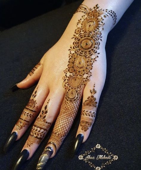 Pretty mehndi design for eid or special occasions Mehndi Designs Eid Special, Mehndi Design For Eid, Eid Mehndi Designs, Eid Special, Mehndi Designs Book, Henna (mehndi) Design, Henna Mehndi, Mehndi Design, Hand Henna