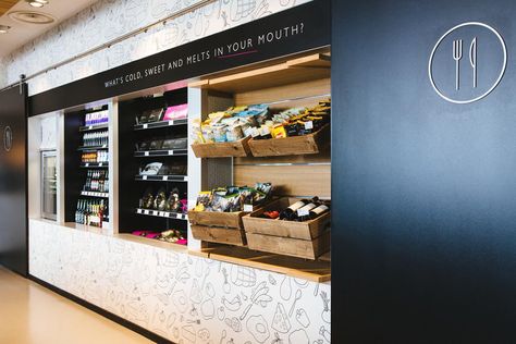 Grab and Go | Moxy Hotel Milan Airport Case, Coffee Booth, Culture Cafe, Hotel Food, Ensuite Bathrooms, Airport Hotel, Continental Breakfast, Bakery Shop, Food To Go