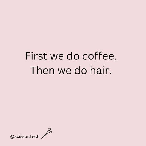 Needed! ☕️ www.scissortech.com⁠ •⁠ •⁠ •⁠ #scissortech #scissors #shears #matsuiscissors #hairdressingscissors #hairdressingshears #hairsalonlife #newsscissors #hairdressinglife #hairdresserlife New Hair Quotes For Instagram Captions, Hairstylist Captions, Wig Quotes, Hairdressing Quotes, Hair Marketing, Jin Hair, Funny Hairstylist Quotes, New Hair Quotes, Hairdresser Humor