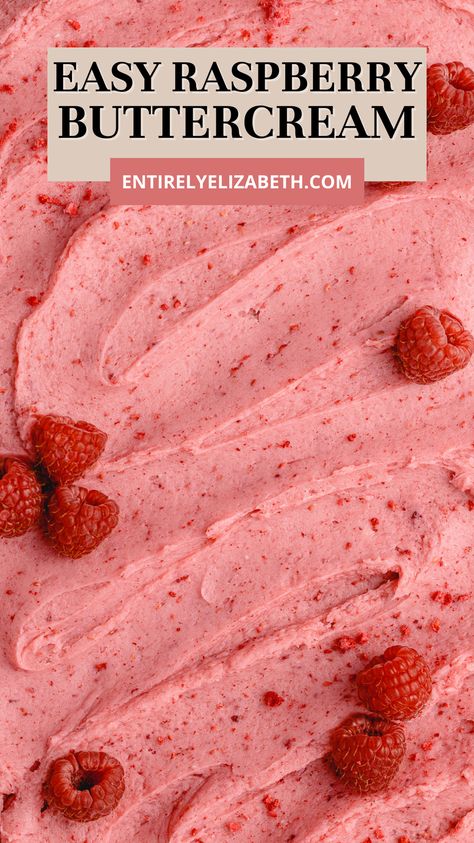 Rasberry Frosting, Raspberry Whip, Raspberry Whipped Cream, Raspberry Buttercream Frosting, Raspberry Frosting, Compote Recipe, Raspberry Cupcakes, Raspberry Buttercream, Recipes With Whipping Cream