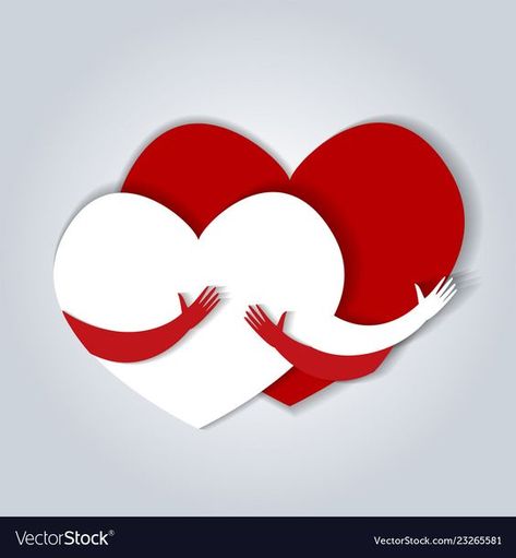 Hearts Hugging, Neon Wall Signs, Love Wallpapers Romantic, Love You Images, Valentines Wallpaper, Heart Images, Beautiful Flowers Wallpapers, Flat Vector, Flat Style