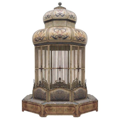 Antique Bird Cages, Vintage Bird Cage, Modern Birds, Wood Bird, Bird Cages, Mantel Clock, Bird Cage, Victorian Era, Bird Houses