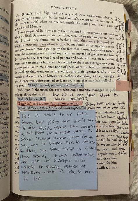 Annotating The Secret History, Dracula Annotations, Annoting Book, The Secret History Annotations, Bunny Corcoran, Books Annotated, The Secret History Donna Tartt, Secret History Donna Tartt, Winter Bunny