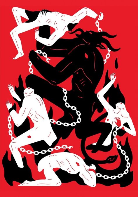 Cleon Peterson for the New Yorker Dream Tattoos, Editorial Illustration, Design Graphique, Art Plastique, White Hair, Tattoo Studio, New Yorker, Dark Art, Blue Eyes