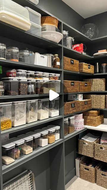 Kitchencraft Design Studio on Instagram: "A baker’s dream…

Our client is a keen baker so transforming the existing pantry into a space where all the equipment is to hand and with a large worktop space for crafting her creations was fundamental. 

We updated the existing shelving by painting it to match the colour of the units. 

What do you think of our client’s perfectly organised pantry? 

#kitchencraftdesignstudio #kitchencraftdanbury #kitchenshowroom #kitchencraft #danbury #chelmsford #kitchenstorage #kitchenideas #kitchensofinsta #siemens #neff #croftsandassinder #quooker #kitchendesign #kitchenproject #danburykitchens #kitchenideas #kitcheninspo #familybusiness #siemensstudioline #perrinandrowe #cookdemo #localbusiness #franke #dekton #silestone #quartz" Kitchen Showroom, Kitchen Crafts, Pantry Organization, Local Businesses, Kitchen Projects, Home Room Design, Pantry, House Rooms, Kitchen Storage