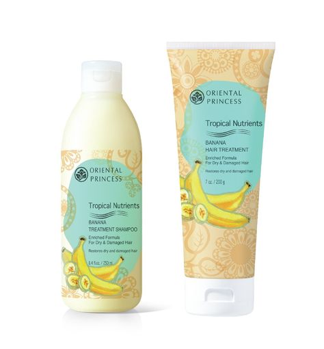 Banana Shampoo, Pingu Pingu, Banana For Hair, Shampoo And Conditioner Set, Dry Damaged Hair, Hair Restoration, Hair Shampoo, Damaged Hair, Shampoo And Conditioner