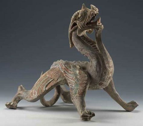 Tomb Guardian, Natalie Williams, Shanghai Museum, Creature Sculpture, Stone Age Art, Chinese Sculpture, Eastern Dragon, Art Dragon, The Han Dynasty