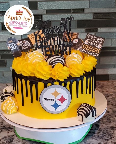 Pittsburgh Steelers Cake, Steelers Cake, High Heel Cakes, Army Cake, Sweet 16 Birthday Cake, Catering Desserts, 16 Birthday Cake, Birthday For Him, Surprise Party