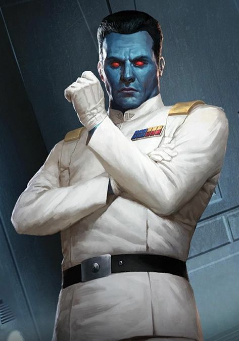 Thrawn Star Wars, Admiral Thrawn, Imperial Officer, Star Wars Villains, Grand Admiral Thrawn, Star Wars Books, Star Wars Empire, Star Wars Rpg, Galactic Empire