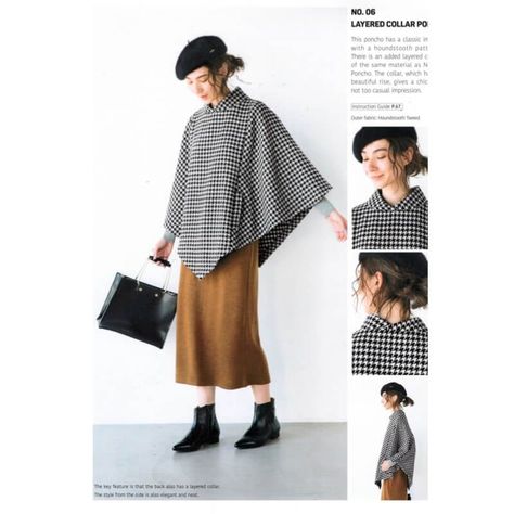 Cotton Friend: The Ultimate Sewing Pattern Book Winter Clothes Sewing Patterns, Kimono Pattern Sewing, Crepe Outfit, Diy Womens Clothes, Unique Sewing Patterns, Upcycling Clothes, Sewing Pattern Book, Sewing Challenge, Japanese Sewing Patterns