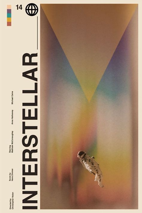 Retro Style Movie Posters, Good Movie Posters, Interstellar Poster Vintage, 711 Aesthetic Night, Scifi Movie Posters, Midcentury Space Age, Interstellar Poster Aesthetic, Do Not Go Gentle Into That Good Night Interstellar, Old Movie Posters Aesthetic