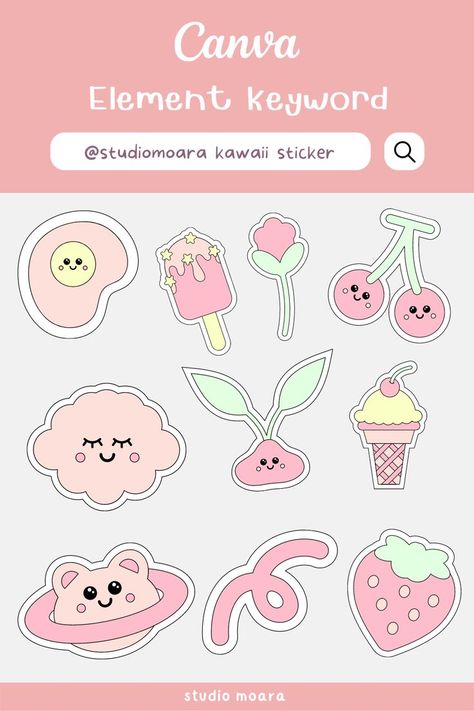 Font Canva Lettering, Pixel Font, Keyword Elements Canva, Overlays Cute, Kawaii Sticker, Sketchbook Cover, Canvas Learning, Canva Element, Canva Elements