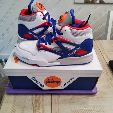 Reebok Pump Omni Zone II MEN'S HOMMIE, US MEN’S SIZE 8, WOMEN'S 9.5 Pumps Outfit, Reebok Pump, Shoes Basketball, Follow My Page, Madoka Magica, Us Man, Mens Fashion Shoes, Retail Store, Saucony Sneaker