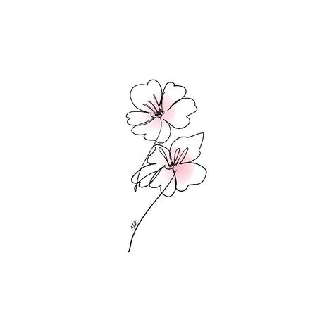 Line Art Cherry Blossoms, Minimal Sakura Tattoo, Small Heart And Flower Tattoo, Cherry Blossom Simple Tattoo, Cherry Blossom Line Art Tattoo, Small Blossom Tattoo, Cherry Blossom Small Tattoo, Minimal Cherry Blossom Tattoo, Cherry Blossom Drawing Tattoo