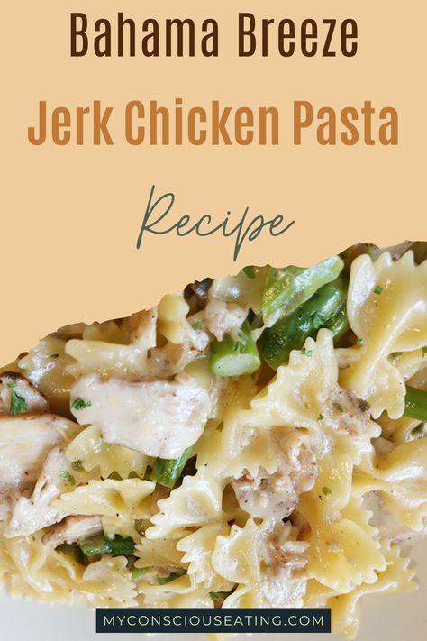 Authentic island spice jerk chicken pasta Jerk Chicken Pasta Recipe Bahama Breeze, Bahama Breeze Jerk Chicken Pasta, Jerk Chicken Pasta Recipe, Chicken Pasta Sauce, Jerk Chicken Pasta, Noodles Recipes, Bahama Breeze, Pasta Noodle Recipe, Asparagus Pasta