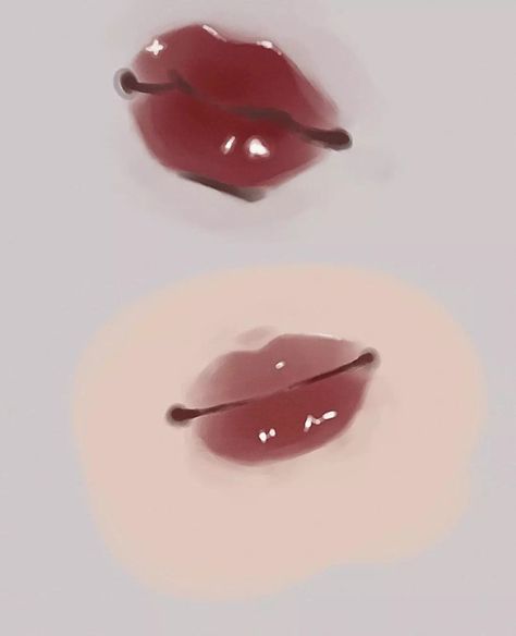 Lip Tutorial Drawing, Drawing Tutorial Step By Step, Lips Sketch, Anime Lips, Windows To The Soul, Images Hello Kitty, Lip Drawing, Mouth Drawing, Eye Drawing Tutorials