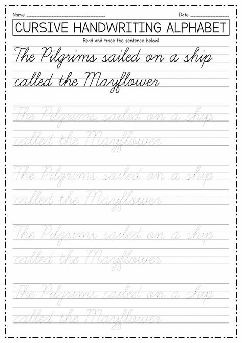 Typing Practice Sheets, Cursive Sentence Practice Worksheets, Cursive Handwriting Practice Sentences, Penmanship Practice Improve Handwriting, Cursive Handwriting Practice Printable, Cursive Handwriting Practice Worksheets, Handwriting Practice Sentences, Cursive Writing Book, Palmer Method