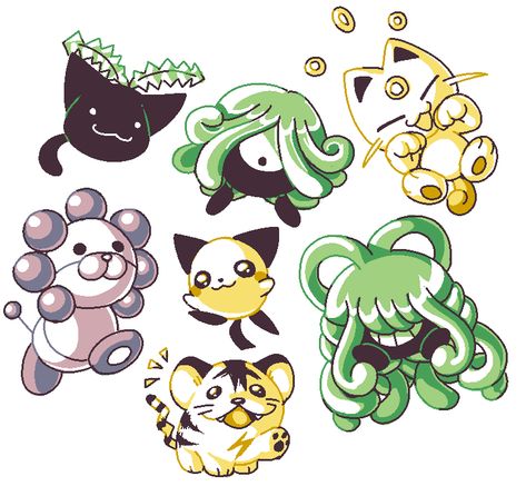 Beta Mons Pokemon Gold/Silver Beta Pokemon Beta Designs, Beta Pokemon, Pokemon Fake, Doodle Stickers, Pokemon Team, Gold Pokemon, Pokemon Teams, Pocket Monsters, Pokemon Fan