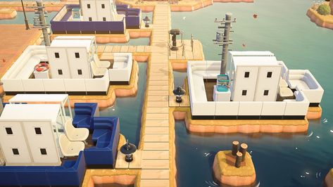 mel on Twitter: "The boats at the docks! #acnh #acnhgigiland #animalcrossing… " Animal Crossing Inspiration, Island Town, Animal Crossing Guide, Animal Crossing Wild World, Qr Codes Animal Crossing, Acnh Ideas, Acnh Inspo, New Animal Crossing, Animal Crossing Game