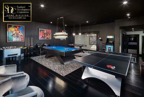 Custom Home Builder Arizona - Game Room Games Room Inspiration, Luxury Staircase, Home Game Room, Home Cinema Room, Game Room Basement, Home Bar Design, House Interior Design Styles, Game Room Bar, Basement House