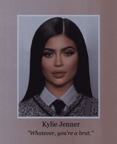 College picture | college book picture | school book picture | transformation trend Kylie Jenner Yearbook, Australian Passport, Dutch Netherlands, At School, Yearbook, Great Britain, Kylie Jenner