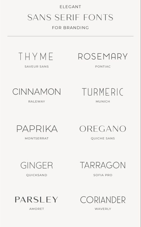 Fonts For Branding, Typographie Logo, Urban Bohemian, Font Love, Inspiration Typographie, Cv Inspiration, Different Font Styles, Business Fonts, Font Combinations