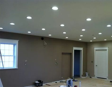 Spot Plafond, Led Spot, Small Room, Dream House, Woodworking, Mural, Led, Living Room, Lighting