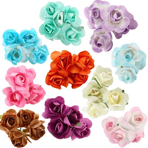 Mini paper flowers