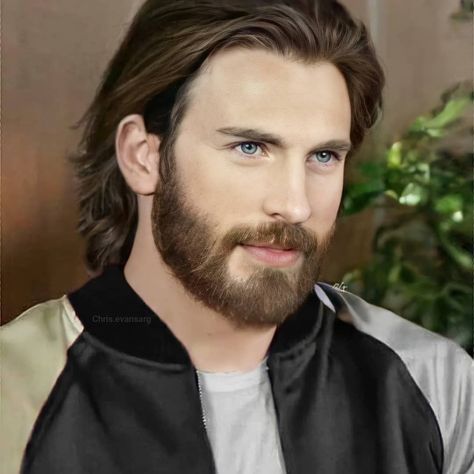 Chris Evans Long Hair, Masc Hair, Fine Hair Men, Young Men Haircuts, Guy Hair, Long Hair Style, Mens Facial, Mens Hairstyles Thick Hair, Hair School